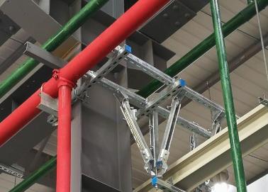 麻阳该抗震支架的整体式支吊架结构协调性好